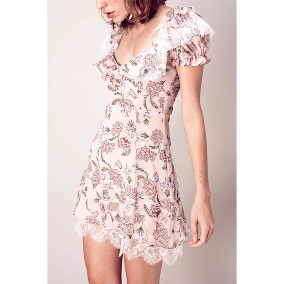 For Love And Lemons Dresses & Skirts - SOLD: For Love & Lemons Bee Balm Lace Mini Dress